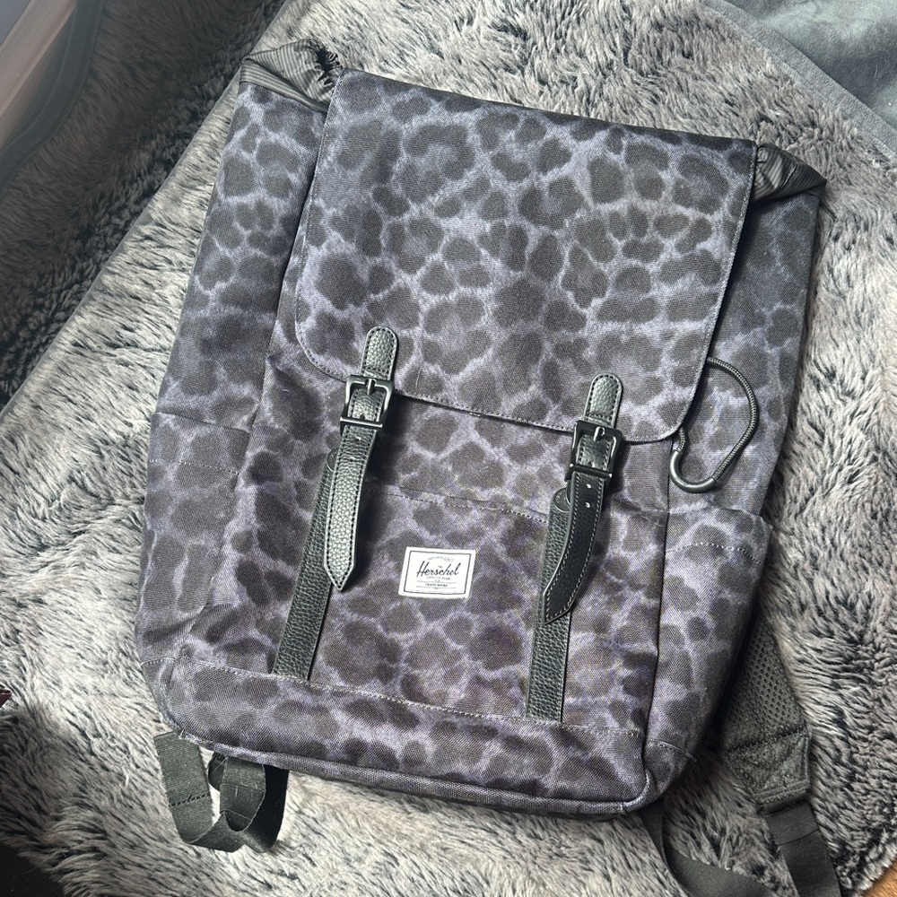 Herschel Supply Company Black Leopard Backpack